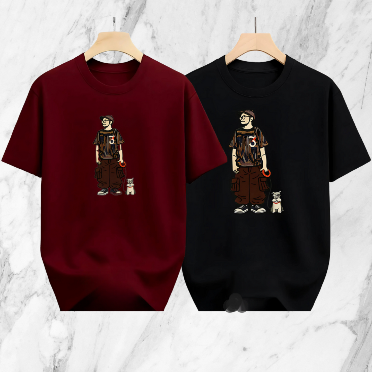 Drop Shoulder 2 Combo - Makuta Marron, Makuta Black