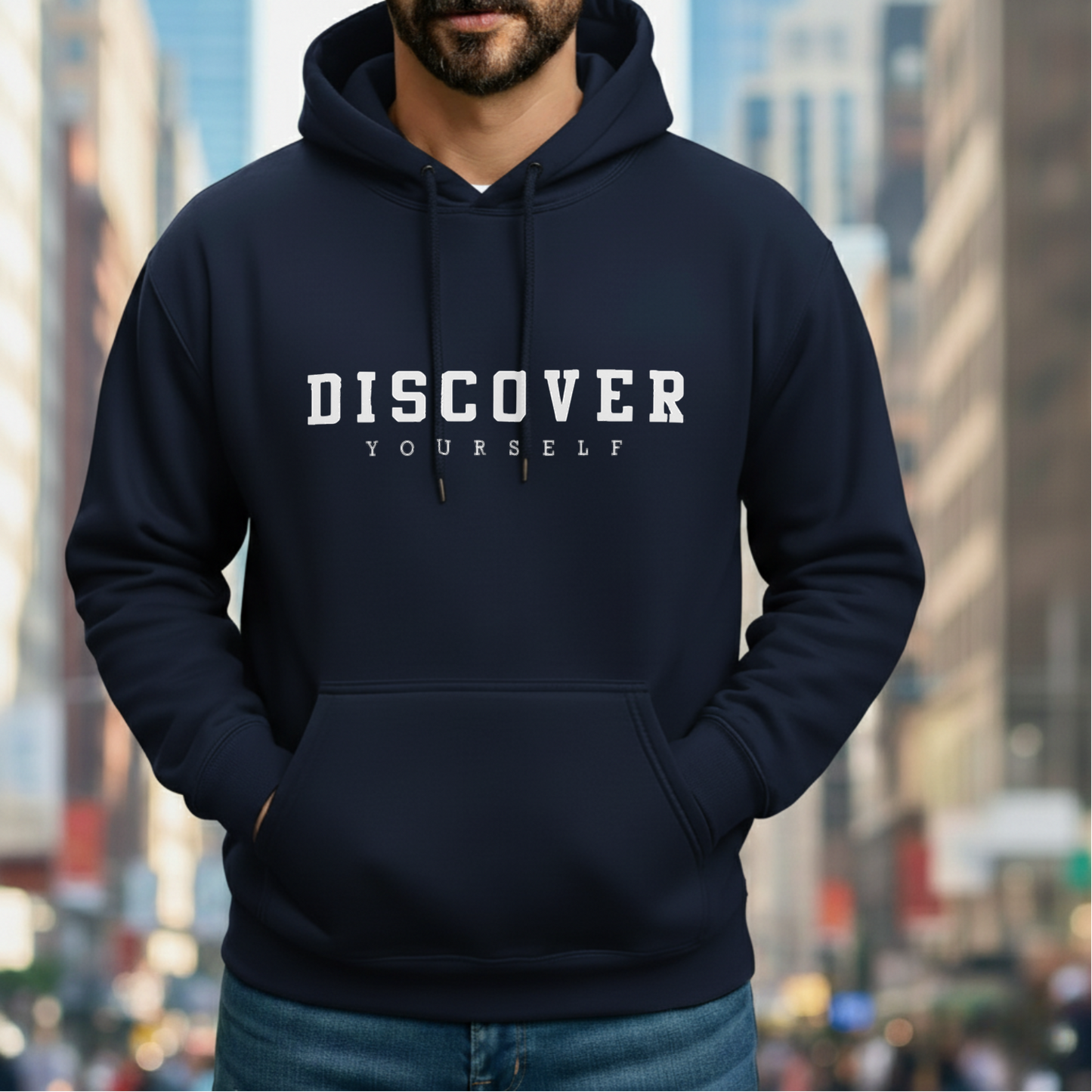 Classic Hoodie - Discover Navy