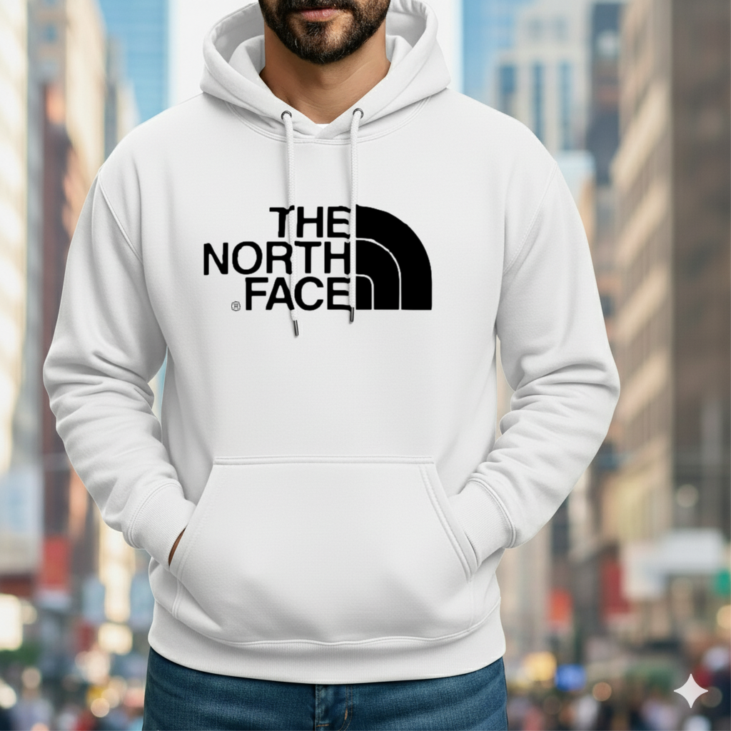 Classic Hoodie - North Face White