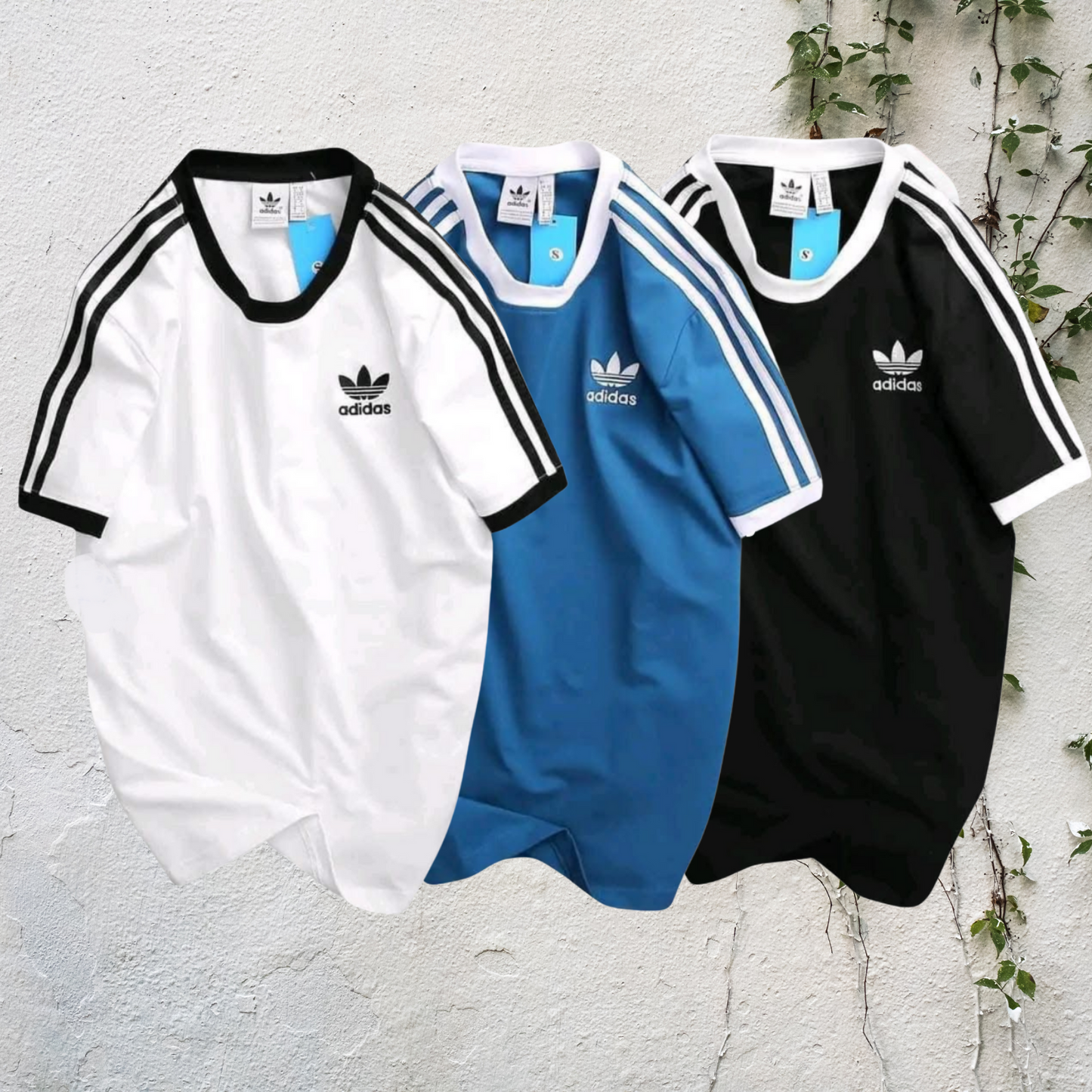 Adidas Sports Combo - White + Blue + Black