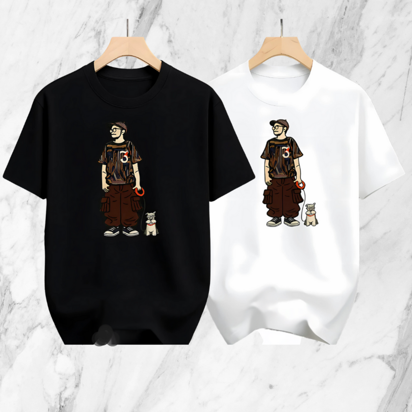 Drop Shoulder 2 Combo - Makuta Black, Makuta White