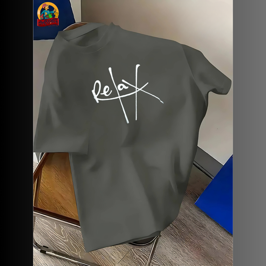 Drop Shoulder T Shirt – Relax Ash