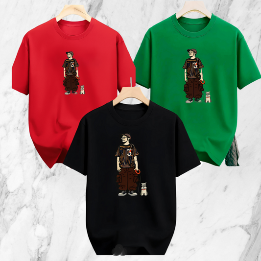 Drop Shoulder 3 Combo - Makuta Red, Makuta Green, Makuta Black