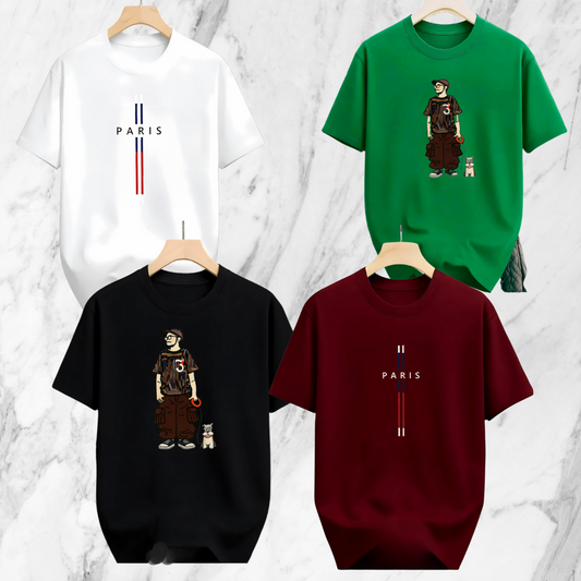 Drop Shoulder 4 Combo - Makuta Black, Makuta Green, Paris White, Paris Marron