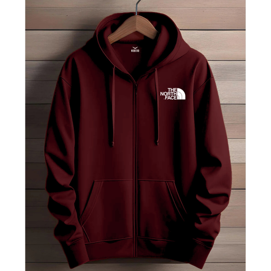 Zipper Hoodie - Deep Marron North Face