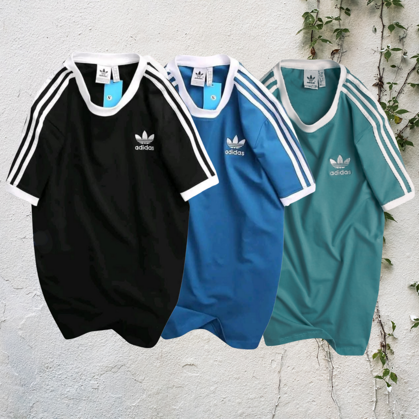 Adidas Sports Combo - Black + Blue + Green