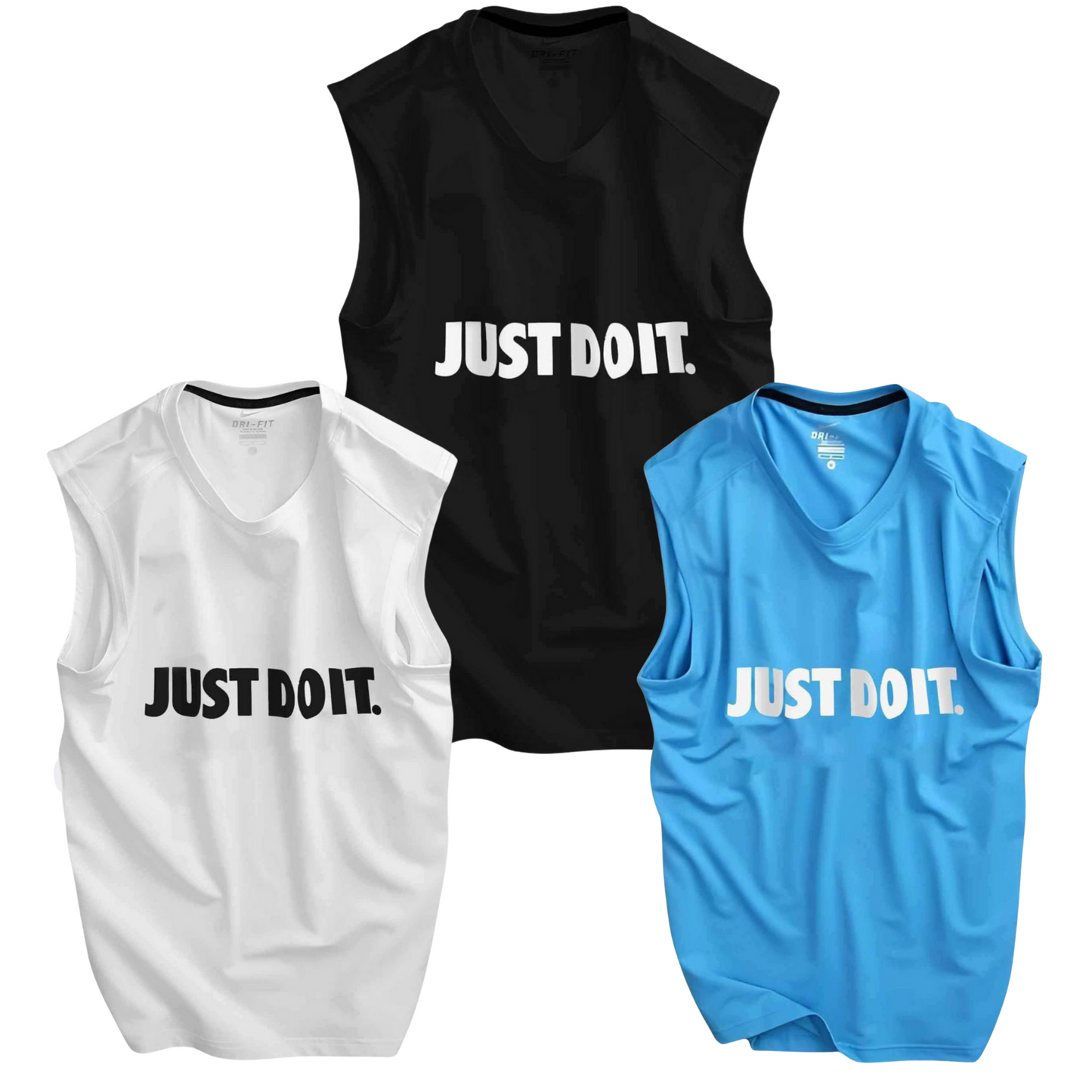 Maggie Sports T Shirt 3 Combo - Black + Blue + White