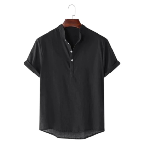 Premium Cotton Henley katua shirt