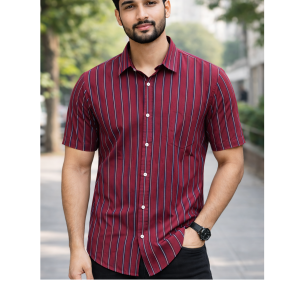 Premium Cotton Henley katua shirt